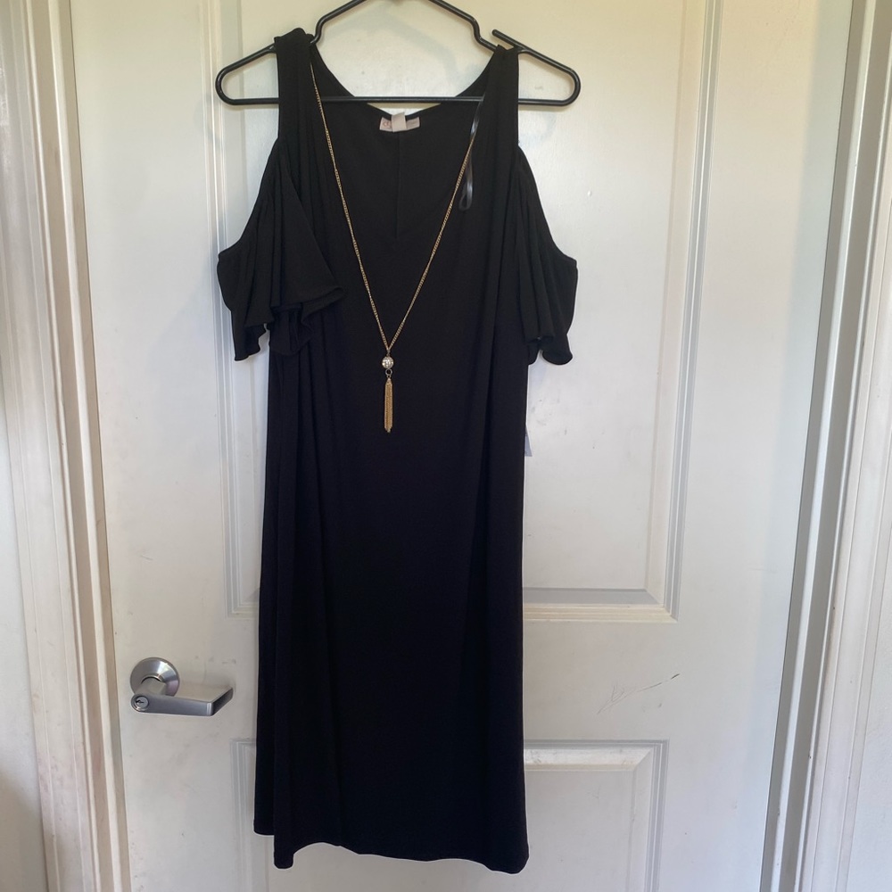 Cold shoulder dress